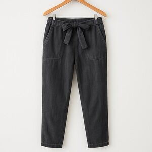 Sanctuary | Melody Pant | XL | Washed Black Tencel | High Rise Tapered Leg